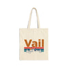 Vail, Colorado Tote Bag - Cotton Canvas Vail Bag