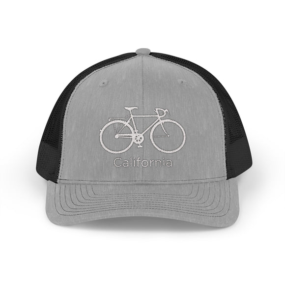 California Snapback Trucker Cap - Embroidered California Hat