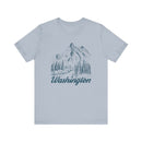 Washington Graphic Tee - Mountain Illustration Washington T Shirt-4