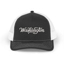 Washington Snapback Trucker Cap - Embroidered Washington Hat-2