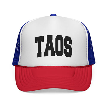 Taos, New Mexico Collegiate Style Trucker Hat