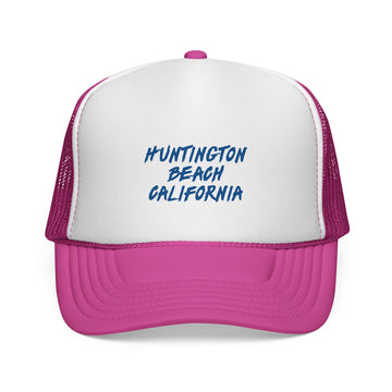 Buy pink Huntington Beach Trucker Cap | California Hat