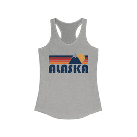 Alaska Women's Racerback Tank Top - Mountain Lover Sleeveless Shirt, Women's Alaska Hiking Tank