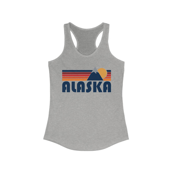 Alaska Women's Racerback Tank Top - Mountain Lover Sleeveless Shirt, Women's Alaska Hiking Tank