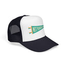 West Palm Beach, Florida Pennant Trucker Hat — Retro Flag Foam Cap-9