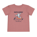 North Conway, New Hampshire Yeti Snowboard Toddler Tee-3