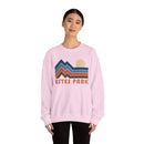 Estes Park, Colorado Sweatshirt Retro Mountains, Estes Park Unisex Graphic Crewneck-24