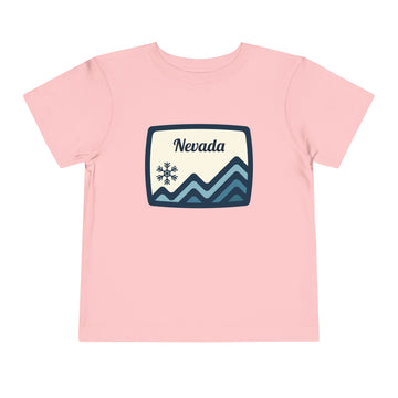 Buy pink Nevada Toddler T-Shirt — Mountain Tee