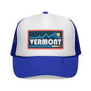 Vermont Retro Mountains Trucker Hat - Vintage Style Vermont Cap-3