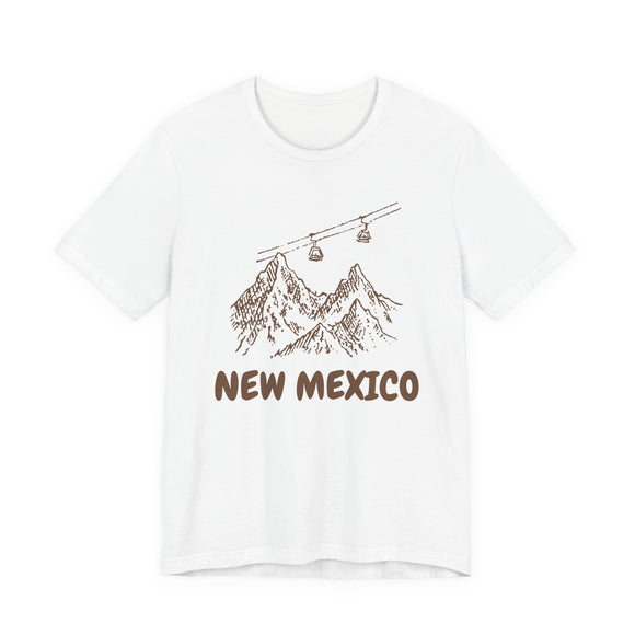 New Mexico Mountain T-Shirt — Vintage Gondola Ski Mountain Tee