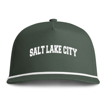 Buy moss Salt Lake City, Utah Embroidered Rope Hat - Vintage Sunwashed Rope Cap, Comfort Colors