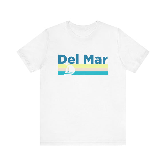Del Mar T Shirt - Sailboat Graphic Del Mar Tee