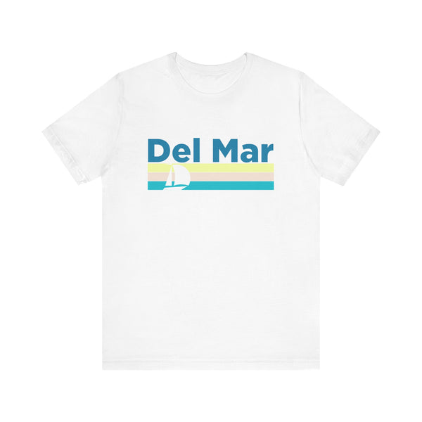 Del Mar T Shirt - Sailboat Graphic Del Mar Tee