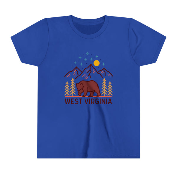 West Virginia Youth T-Shirt - Unisex Kids West Virginia Shirt