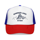 Mammoth Lakes, California Ski Babe Trucker Hat — Foam Mesh Cap-5