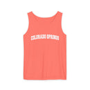 Colorado Springs, Colorado Tank Top Unisex | Comfort Colors - 100% Cotton-1