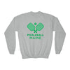 Maine Youth Sweatshirt - Pickleball Unisex Kid's Maine Crewneck Sweatshirt