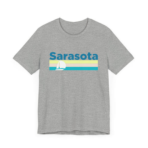 Sarasota, Florida T Shirt - Sailboat Graphic Tee