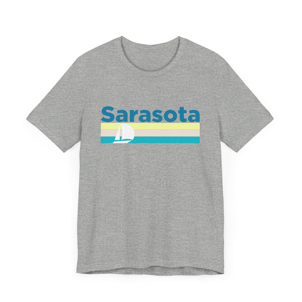 Sarasota, Florida T Shirt - Sailboat Graphic Tee