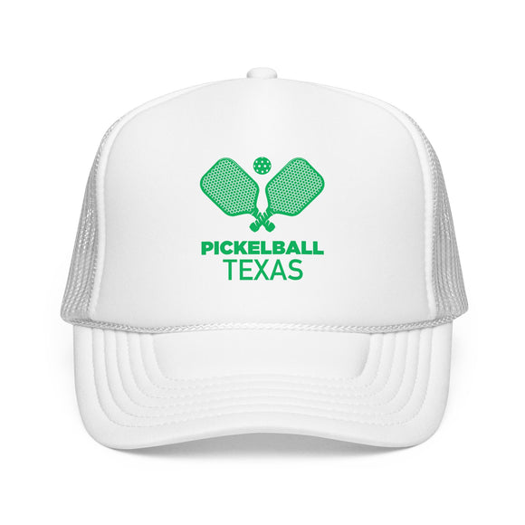 Texas Pickleball Trucker Hat - Foam Texas Cap
