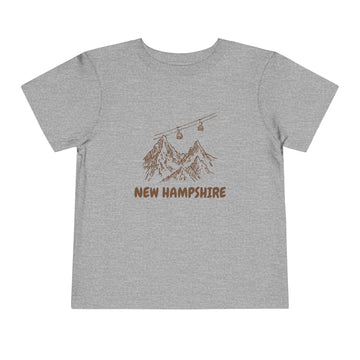 Buy athletic-heather New Hampshire Toddler T-Shirt — Vintage Gondola Ski Mountain Tee