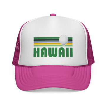 Buy pink Hawaii Retro Hawaii Trucker Hat