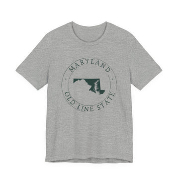 Buy athletic-heather Maryland T-Shirt — State Graphic Tee