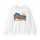 Breckenridge, Colorado Sweatshirt Retro Mountains, Breckenridge Unisex Graphic Crewneck-1