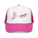Ludlow, Vermont Ski Bunny Foam Trucker Hat-1