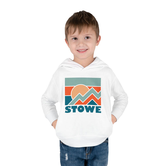 Stowe, Vermont Toddler Hoodie - Unisex Stowe Toddler Sweatshirt