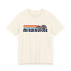 Milwaukee, Wisconsin T Shirt - Retro Jetski PWC Graphic Tee