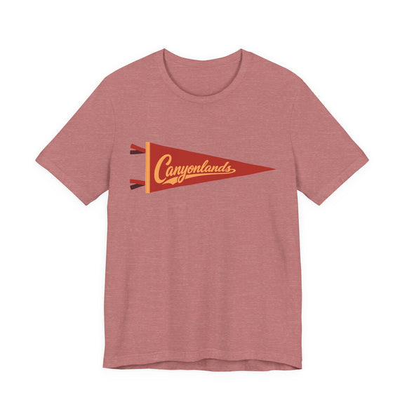 Canyonlands National Park Pennant T-Shirt — Vintage Camp Flag Tee