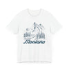 Montana Graphic Tee - Mountain Illustration Montana T Shirt