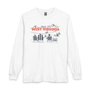 West Virginia Après-ski Long Sleeve Shirt - Mountain Retro Skiing-2