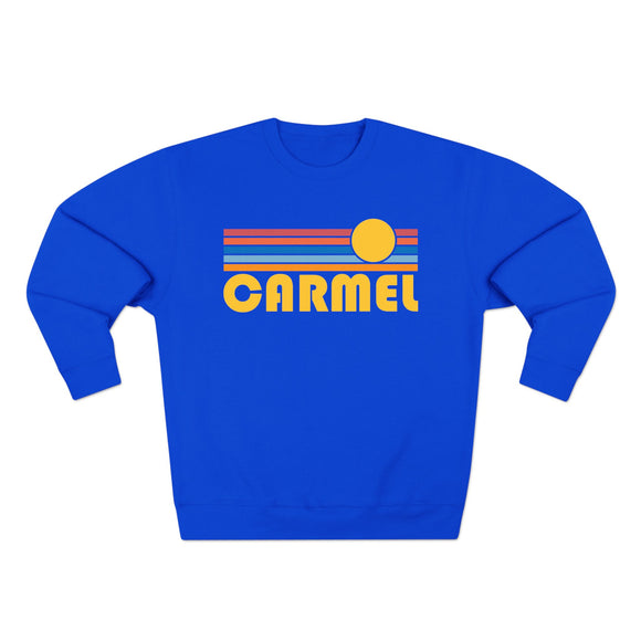 Premium Carmel By The Sea, California Retro Sun Graphic Sweatshirt