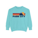 Park City, Utah Mountain Stripes Sweatshirt | Comfort Colors - 100% Cotton-7