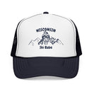 Wisconsin Ski Babe Trucker Hat — Foam Mesh Cap-4