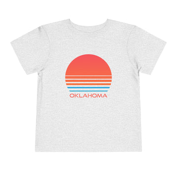 Buy athletic-heather Oklahoma Toddler T-Shirt - Retro 80s Unisex Toddler Oklahoma Shirt