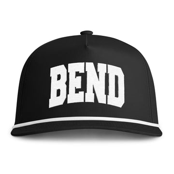 Buy black Bend, Oregon Embroidered Rope Hat - Vintage Sunwashed Rope Cap, Comfort Colors