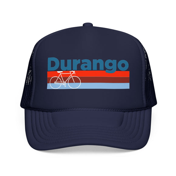 Durango, Colorado Trucker Hat - Foam Durango Bike Cap