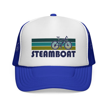 Buy royal Steamboat, Colorado Retro Bike Trucker Hat - Vintage Style Steamboat Cap