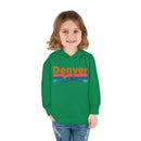 Denver Toddler Hoodie - Retro Mountain Sun Unisex Denver Toddler Sweatshirt-14