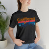California T-Shirt - Mountain Sunset Unisex California Shirt