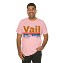 Vail, Colorado Shirt - Mountain Sunset Unisex Vail T-Shirt-116