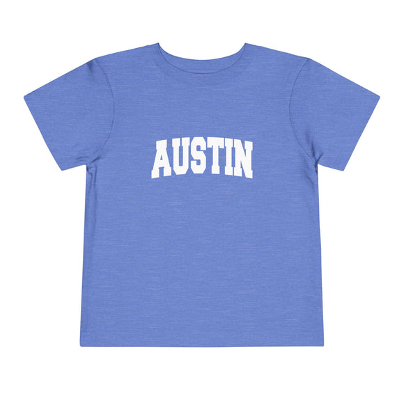 Austin, Texas Toddler Graphic Tee - Kids Austin Vacation T-Shirt