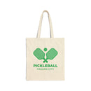 Panama City, Florida Cotton Canvas Pickleball Panama City Tote Bag-1