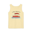 Lake Havasu, Arizona Tank Top Unisex - Pontoon Boat - Comfort Colors - 100% Cotton-3