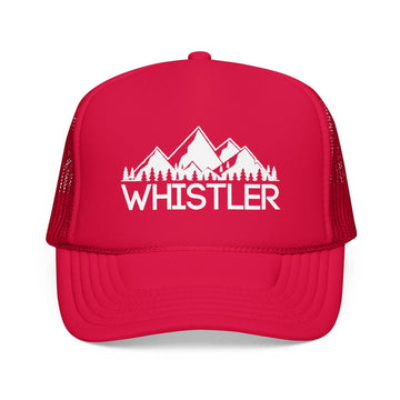 Kids Whistler, Canada Trucker Hat - Youth Snapback Cap