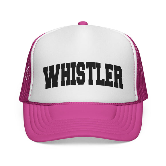 Whistler, Canada Collegiate Style Trucker Hat
