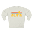 Premium Austin, Texas Retro Sun Graphic Sweatshirt-4